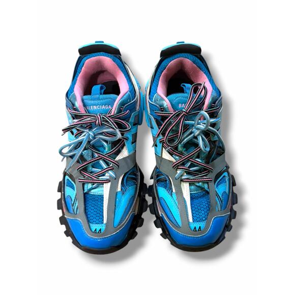 Balenciaga Blue/Pink Track 1.0 Sneaker | Size 44(11US) main image 4